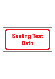 שלט - Sealing Test Bath