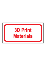 שלט - 3D Print Materials
