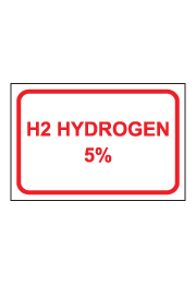 שלט - H2 HYDROGEN 5%
