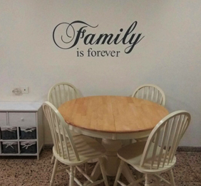 מדבקת קיר - Family is forever
