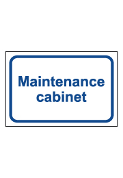 שלט - Maintenance cabinet
