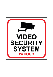 שלט - VIDEO SECURITY SYSTEM 24 HOUR