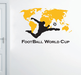 מדבקת קיר - כדורגל - World Cup - 2