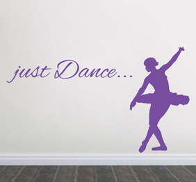 מדבקת קיר - Just dance