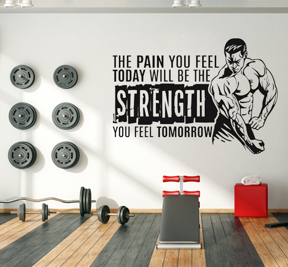 מדבקת קיר - THE PAIN YOU FEEL TODAY
