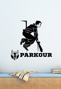 מדבקת קיר - פארקור - דגם PARKOUR - 3