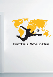 מדבקת קיר - כדורגל - World Cup - 2