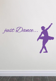 מדבקת קיר - Just dance